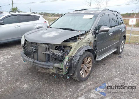 2012 Acura Mdx Advance Package z USA, uszkodzony, nr VIN 2HNYD2H84CH501836